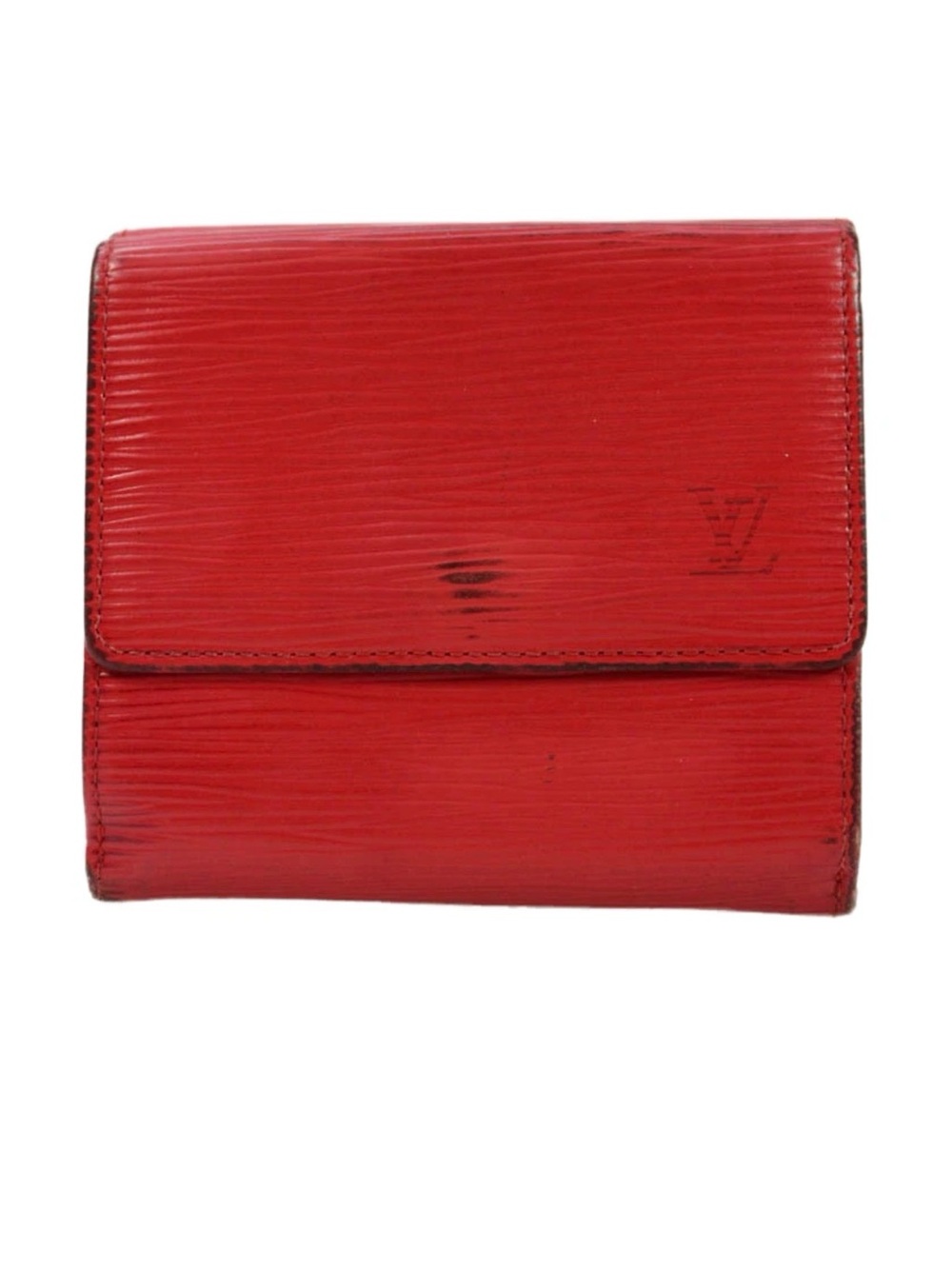 Louis Vuitton Women’s Epi Leather Bifold Wallet Red